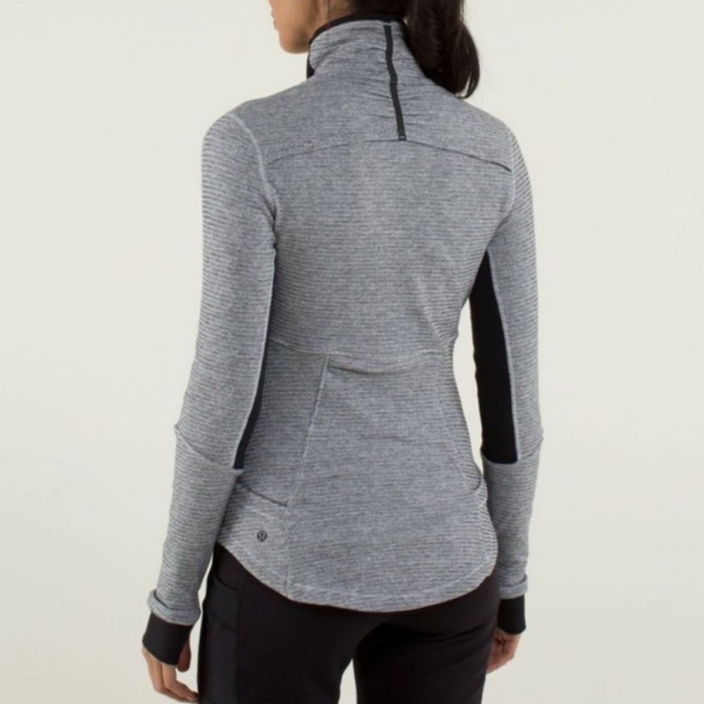 Lululemon Base Runner Pullover Jacket Herringbone… - image 3